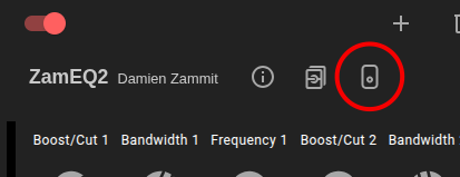 MOD UI selection button
